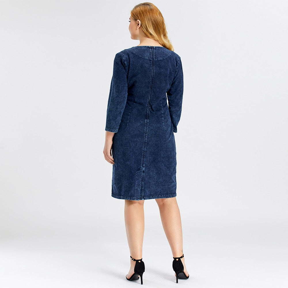 Women's Plus Denim Dress