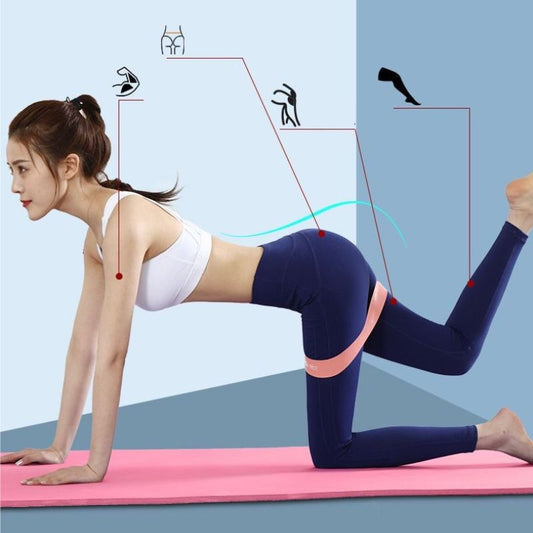 Yoga tension band gym rubber band